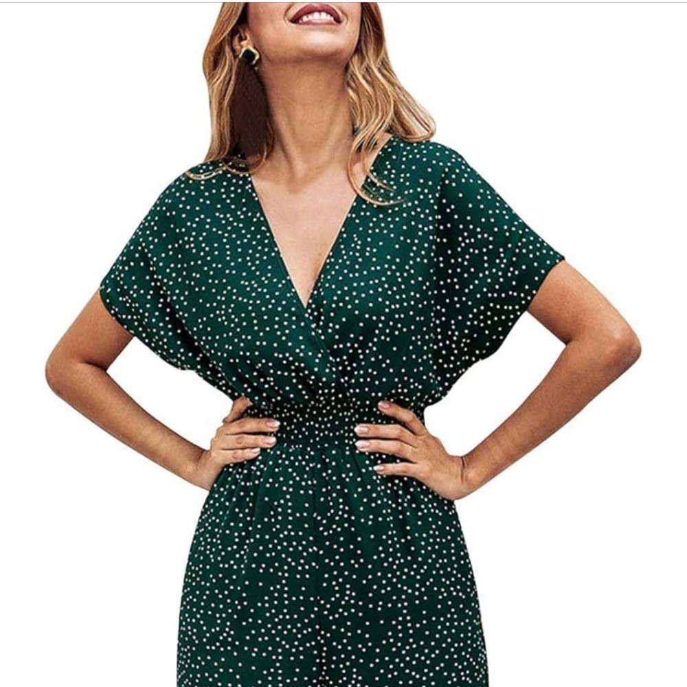 Women’s Polka Dot Jumpsuit - LG/ US size 8